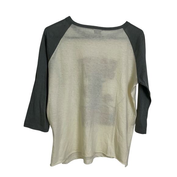 Saint Laurent Robot Shirt Size Medium Multi Graphic Logo Raglan Crew Wool Blend - Picture 2 of 15